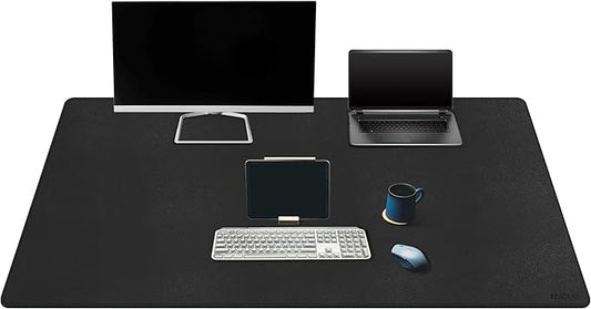 Mydours Extra Large 59" x 24" PU Leather Desk Pad, Desk Mat by Mydours