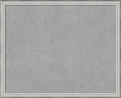 Amanti Art Silver Framed Magnetic Board 35x43 X-Large Vision Board by AmantiArt