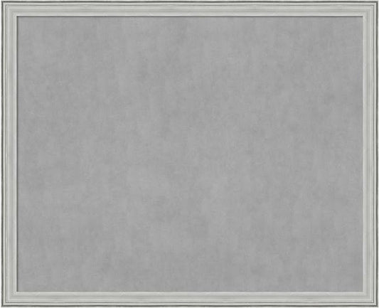 Amanti Art Silver Framed Magnetic Board 35x43 X-Large Vision Board by AmantiArt
