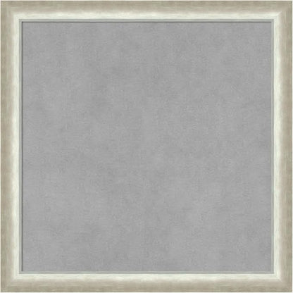Amanti Art Silver Framed Magnetic Board 18x18 Small Vision Board by AmantiArt