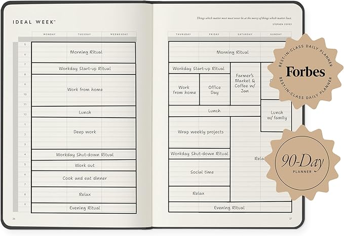 Full Focus Evergreen Linen Planner by Michael Hyatt - Image 6