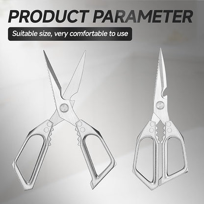 2-Pack Heavy Duty Stainless Steel Kitchen Scissors - Image 2