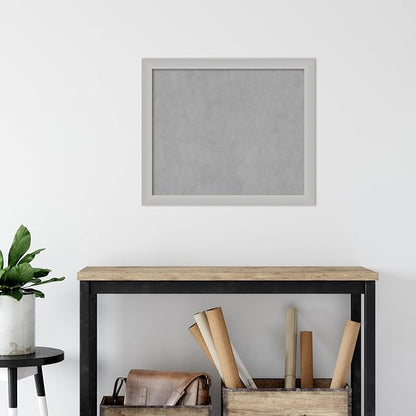 Amanti Art Silver Framed Magnetic Board 23x27 Medium Vision Board - Image 5