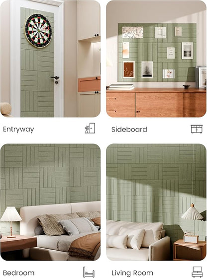 Bumusty Large Cork Board Alternative-47 x35 Felt Bulletin Board Tiles, - Image 5