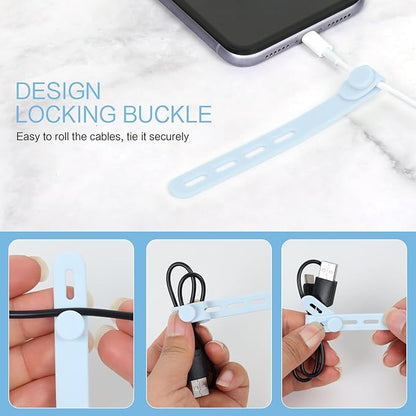 Donruby 24Pcs Silicone Cable Ties - Image 5