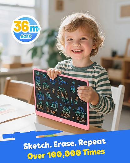 TEKFUN LCD Writing Tablet for Adults, Large Doodle Board, 16 Inch Colorful - Image 2