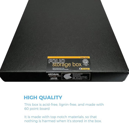 Lineco Folio Storage Box, Clamshell Design - Image 5