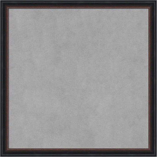Amanti Art Black Framed Magnetic Board 22x22 Medium Vision Board by AmantiArt