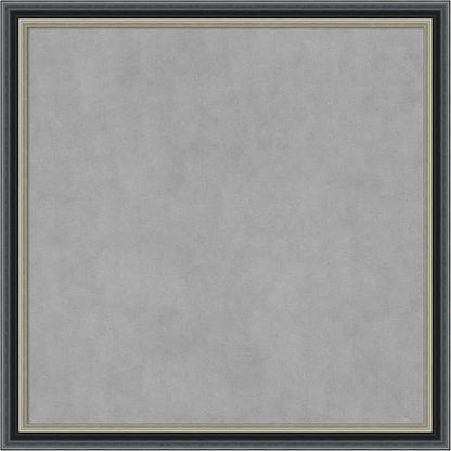 Amanti Art Black Framed Magnetic Board 27x27 Medium Vision Board by AmantiArt