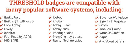 Threshold 4-Inch Tab Expiring Visitor Badges on a Roll | 1 Roll Compatible - Image 6