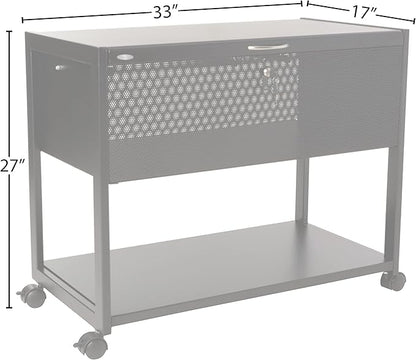 Safco Mobile File Cart, Fits Letter and Legal-Size Hanging Folders, Includes a - Image 3