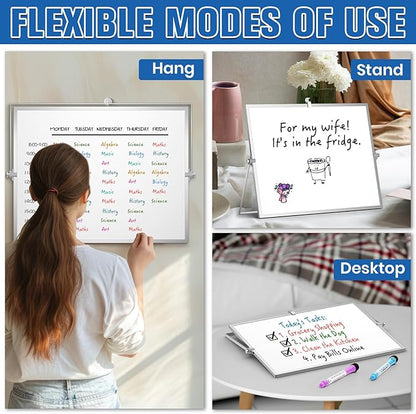 Grtard Dry Erase Magnetic White Board, Portable Small Whiteboard Set, Dry Erase - Image 6