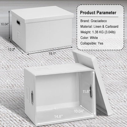 File Organizer Box, Decorative Storage Filling Box - Image 2