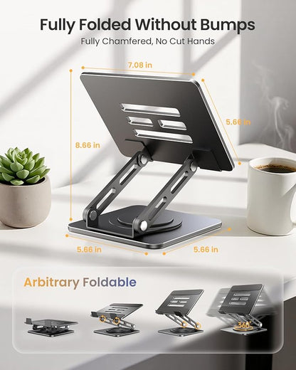 LOXP Adjustable Tablet Stand, 360 Rotating iPad Stand - Image 3