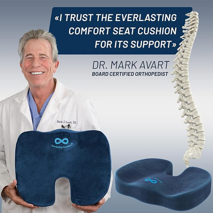 Everlasting Comfort Doctor Recommended Memory Foam Seat Cushion - Image 6