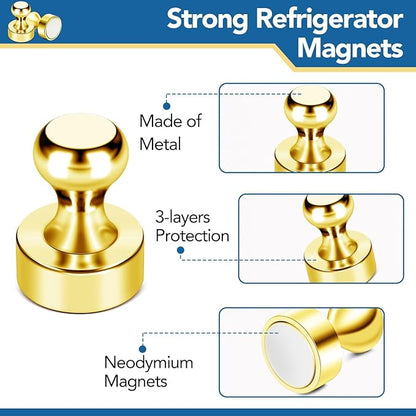 LOVIMAG Fridge Magnets 50Pcs Refrigerator Whiteboard Small Strong Magnet - Image 5