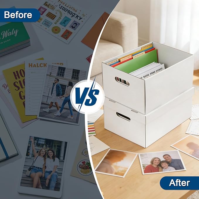 6Pack Greeting Card Organizer, Greeting Card Storage Box - Image 7
