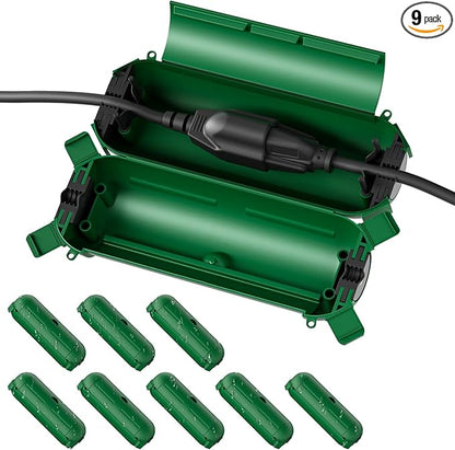 Flemoon Outdoor Extension Cord Safety Cover, IPX4 Waterproof Connection by FLEMOON