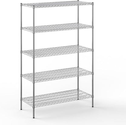 Regal Altair 21" Deep x 48" Wide x 74" Height Wire Shelving Kit | 5-Tier | NSF by Regal+Altair