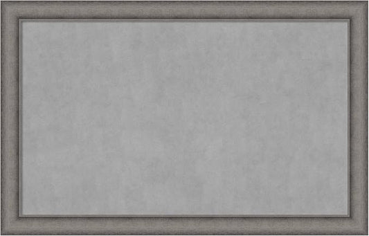 Amanti Art Grey Framed Magnetic Board 28x44 Large Vision Board by AmantiArt