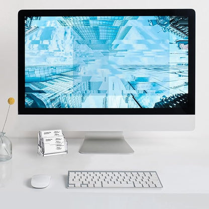 Clear Acrylic Business Card Holder, 2 Tier Premium Acrylic Clear Business Card - Image 5