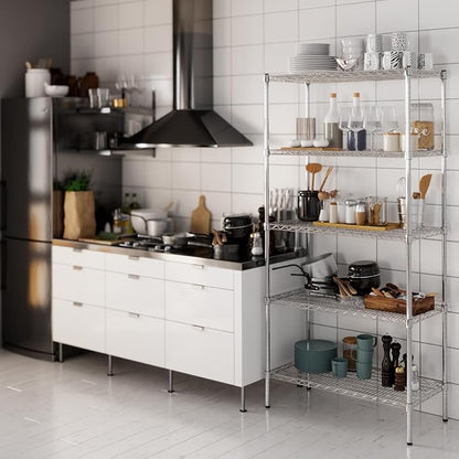 Regal Altair 18" Deep x 36" Wide x 74" Height Wire Shelving Kit | 5-Tier | NSF - Image 8