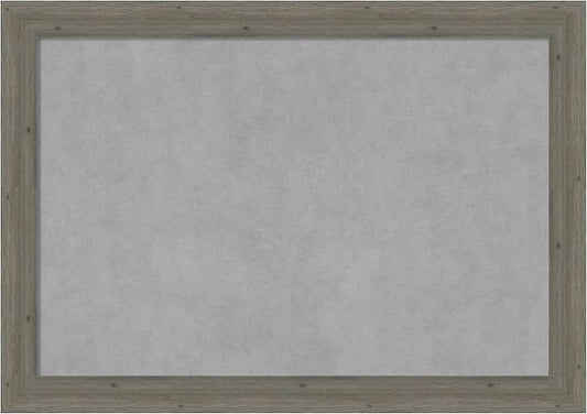 Amanti Art Grey Framed Magnetic Board 29x41 Large Vision Board by AmantiArt