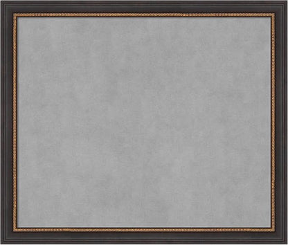Amanti Art Black Framed Magnetic Board 23x27 Medium Vision Board by AmantiArt
