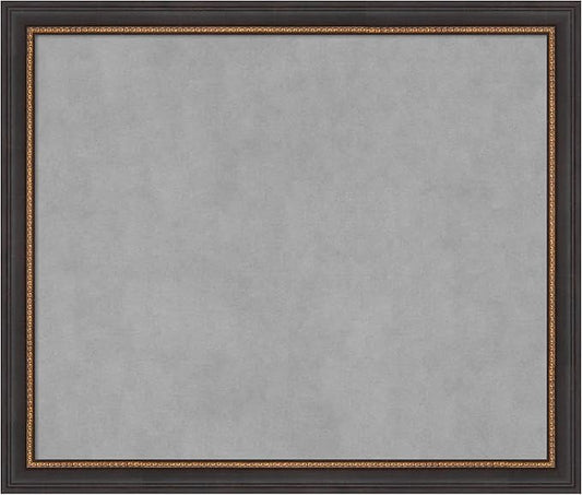 Amanti Art Black Framed Magnetic Board 23x27 Medium Vision Board by AmantiArt