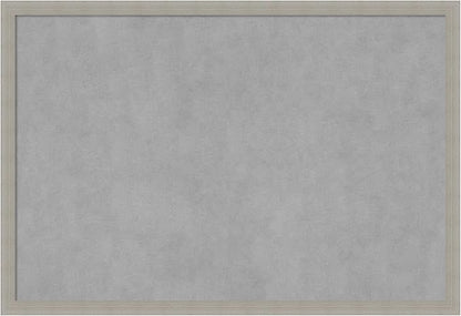 Amanti Art Grey Framed Magnetic Board 26x38 Large Vision Board by AmantiArt