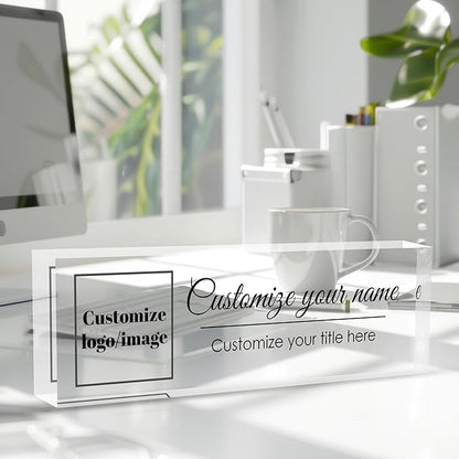 Custom Office Name Plate for Desk, Desk Name Plate Personalized, Personalized - Image 2