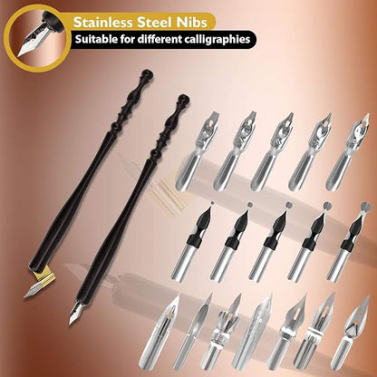 Trustela Calligraphy Set for Beginners, Dip Pen Set - Image 5