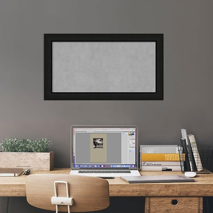 Amanti Art Black Framed Magnetic Board 15x27 Small Vision Board - Image 6