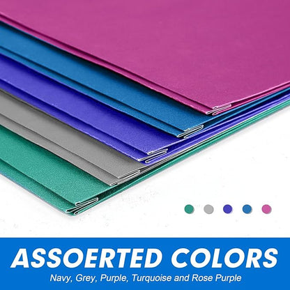 Two Pocket Folders, RAZCC 100 Pack Two Pocket - Image 4