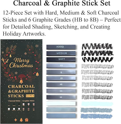 Fuxi Sketch Pad and Pencil Set | Stocking Stuffers, Art Supplies - Image 5