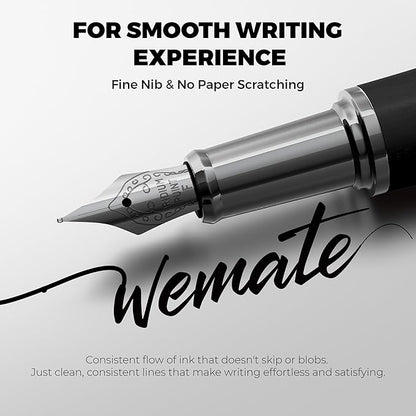 WEMATE Fountain Pen Set, Fine Nib - Image 2