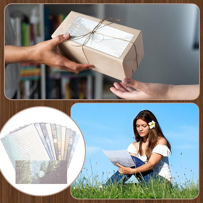 TaoBary 160 Pcs Stationery Paper Set 50 Double Sided Stationery Papers - Image 7