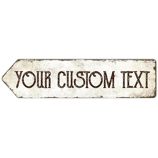 Rustic Custom Sign, Personalized Metal Signs, Gift by SigoSigns