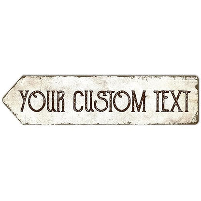 Rustic Custom Sign, Personalized Metal Signs, Gift by SigoSigns