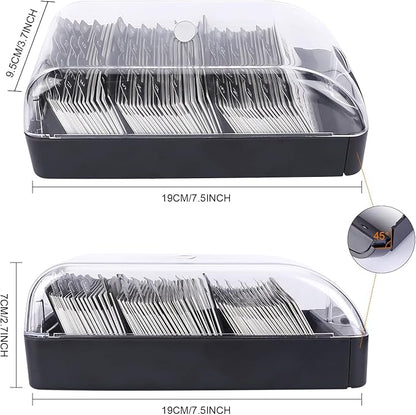 Eagle Business Card Box, Push-Button, Storage up to 550 Cards - Image 5