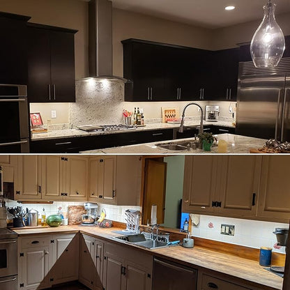 Litever Kitchen Under Cabinet LED Lighting Kit Plug-in, Super Bright, Daylight - Image 2