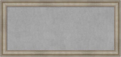 Amanti Art Silver Framed Magnetic Board 25x53 Oversize Vision Board by AmantiArt