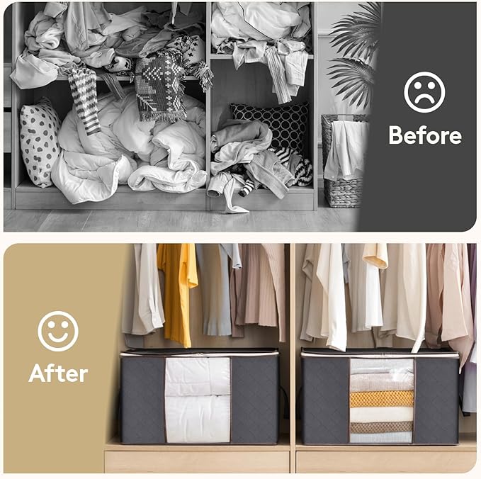 Lifewit 6 Pack Clothes Storage Bins - Image 7