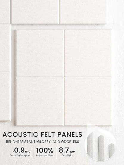 Bumusty Large Cork Board Alternative-47 x35 Felt Bulletin Board Tiles, - Image 3