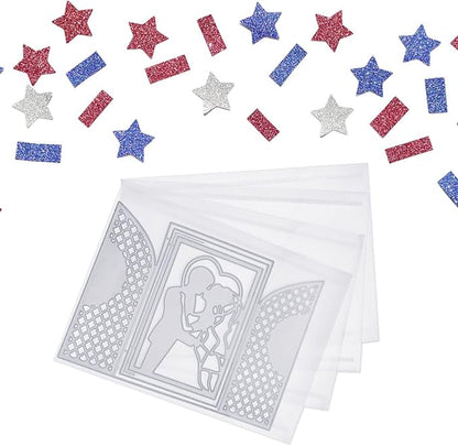 Marspark 21 Pieces Clear Stamp and Die Storage Bag Pockets Resealable Plastic - Image 7