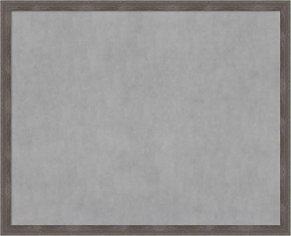 Amanti Art Grey Framed Magnetic Board 35x43 X-Large Vision Board by AmantiArt