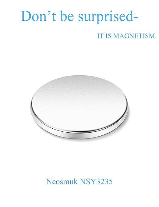 Neosmuk Super Strong Neodymium Magnets, Heavy Duty, Industrial Grade, 10 Pack - Image 2
