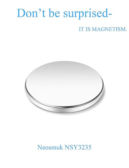 Neosmuk Super Strong Neodymium Magnets, Heavy Duty, Industrial Grade, 10 Pack - Image 2