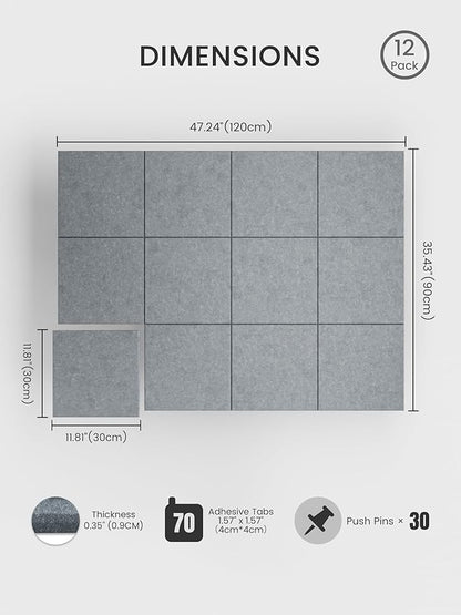 Bumusty Large Cork Board 47"x35" Alternative - Image 2