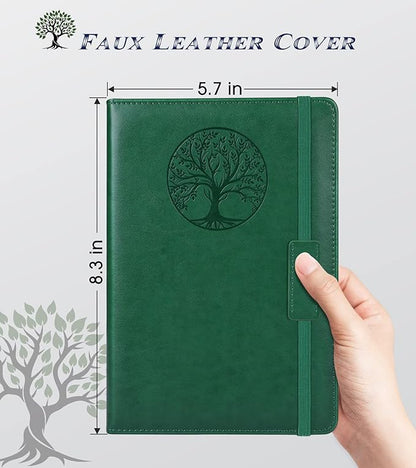 Biuwory Lined Journal Notebook for Women Men, 256 Pages A5 Hardcover Leather - Image 2